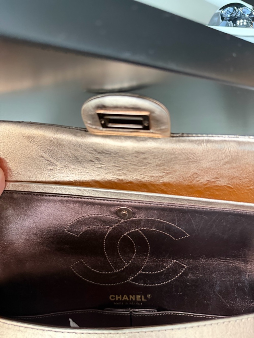 Chanel Reissue 2.55 Rose Gold Handbag Rare Color - Picture 4 of 8